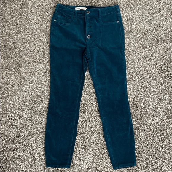 Anthropologie Pants - Anthropologie: Teal Corduroy Pants
